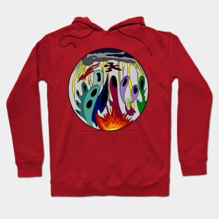 fire night monster Hoodie